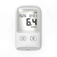 HbA1c- og glukosemålersett med 50 teststrimler og lansetter – presis løsning for testing av blodsukker og hemoglobin for hjemmebruk_M