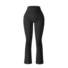 Bootcut Yoga Pants Women, Seamless Ribbed High Waist Flared Yoga Pants For Gym Dailywear