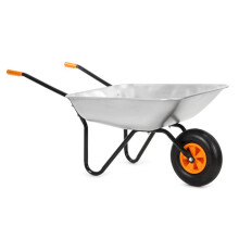 Carrinho de jardim - SPRINGOS - GA0256 - 120 L - Aço galvanizado - Roda pneumática - 100 kg