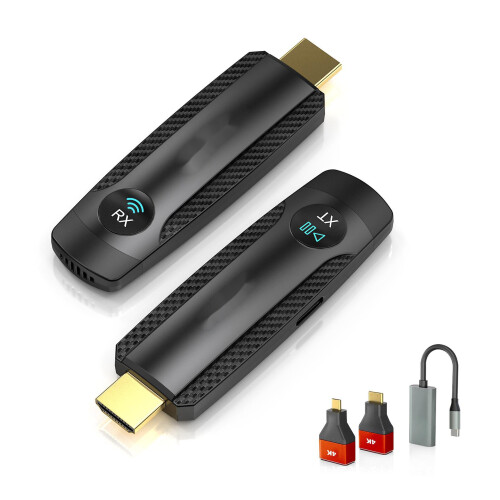 VRRIIS 094 100m HD Video Transmitter Receiver Wireless HDMI Extender 1080P_M