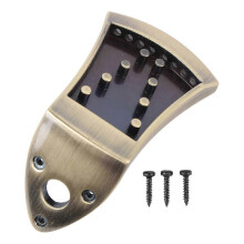 Compatible With Zinc Alloy Mandolin Tailpiece - 8 String Noiseless Traditional Casting Tailpiece for Mandolin_M