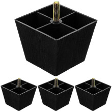 4pcs Square Heavy Duty Furniture Legs for Couch Sofa Replacement Feet_M