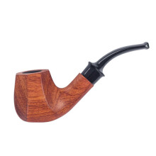 Tobacco Pipe Rosewood Octagonal Handcrafted Smoking Pipe Removable 9mm Filter Portable Classic Bent_M
