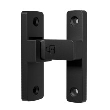 Zinc Alloy 90 Degree Flip Latches Door Lock Without Drilling Required for Home Office and More Types Easy Installion Sand black_M