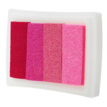 4 Shade Colors Ink Pad Fingerprint DIY Craft Embossing Colorful Pink_M