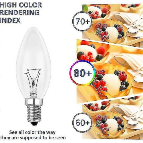 E14 40W Clear Candle Light Bulb, Dimmable Incandescent Bulb, Pack [JKW]_M 1