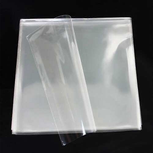 50PCS OPP Record Protective Cover for Turntable Player LP Vinyl Record Bag Flat Open_M 2