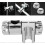 Grohe shower support, replacement lifting rod, chrome-plated ABS bracket, adjustable, for pull-out shower head, bathroom accessories, 25 mm_M 5