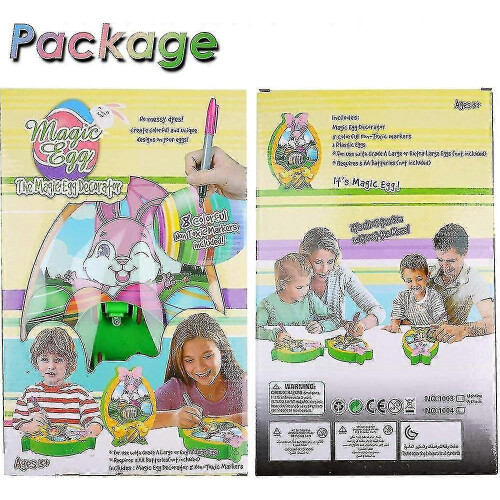 Easter Egg Decorator Easter Egg Spinner Decorating Machine Battery Driven Decorator Kit With 8 Colourful Non-toxic Markers Easter Toy For Kids_M 2