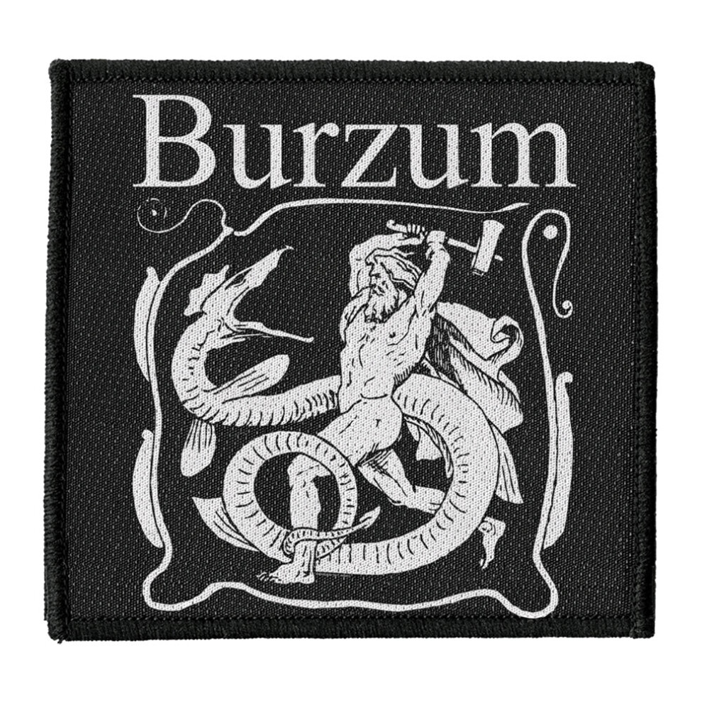 Burzum Serpent Band Logo Sew On Patch