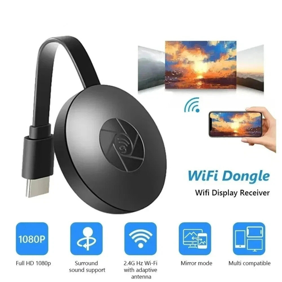 Chromecast Miracast Airplay 1080P Wireless Wifi Display Tv Dongle Receiver Hdmi 389697705994