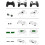 Hama 7in1 Set Schutzhülle Skin Soccer für PS4 Controller 3
