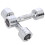 Chromen halterset, 2 stuks 1