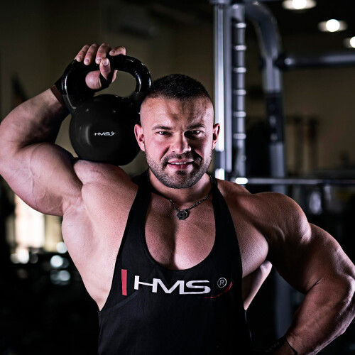 6 kg Cast Iron Kettlebell - Black 1