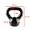 6 kg Cast Iron Kettlebell - Black 3