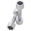 Chromen halterset, 2 stuks 9