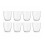 LSA Arc 260ml Stackable Tumblers Set of 8 Clear 2