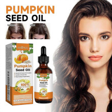 Eelhoe Pumpkin Seed Oil Care Essential Oil 60ml Nourishes And Repairs Hair Roots, Thickens