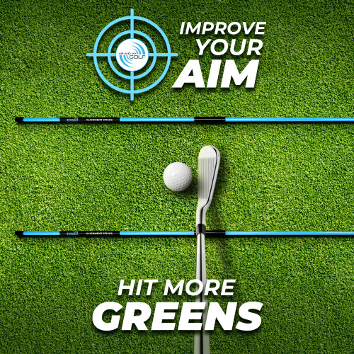 Me And My Golf Allignment Sticks 2