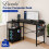 Levede L-Shaped Gaming Corner Desk w/ 2 Shelves 11