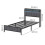 Levede Single LED USB Charging Storage Bed Frame 6