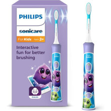 Spazzolino elettrico sonico - PHILIPS - HX6322/12 - Viola - Con app Bluetooth - Confezione 1 spazzolino + 2 testine