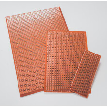 5Pcs PCB Stripboard Veroboard 64x95mm Universal Prototype Printed Circuit Board 2.54mm Copper Track DIY Electronics Breadboard Strip Board Pack