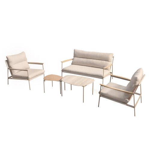 MORE4HOMES ARUBA 4 SEATER OUTDOOR SOFA SET BEIGE 2