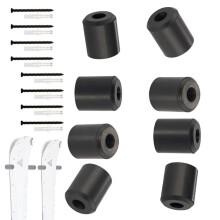 Rubber Snowboard Hanger Hook Storage Rack Winter Sports-8 pack