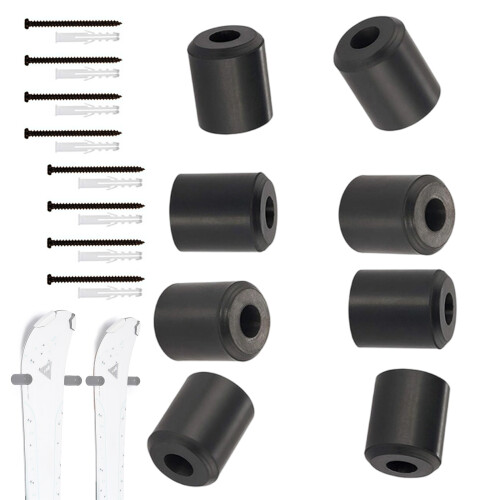 Rubber Snowboard Hanger Hook Storage Rack Winter Sports-8 pack