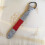 Adjustable Rhinestones Necklace Tie Luxury Beaded-silver red 7
