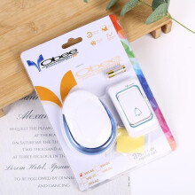 New Digital Doorbell Flash Wireless Doorbell Wireless Remote Control Doorbell Colorful Remote Control Doorbell with Colored Lights