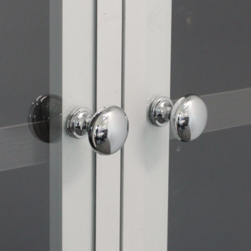 8PCS 28mm Zinc Alloy Round Stainless Steel Kitchen Cabinet Knobs Drawer Handles Cupboard Knobs