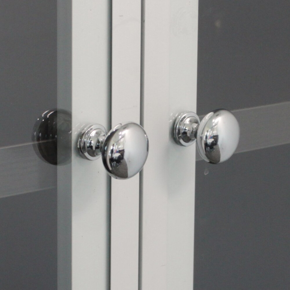 8Pcs 28Mm Zinc Alloy Round Stainless Steel Kitchen Cabinet Knobs Drawer Handles Cupboard Knobs 5051225911546