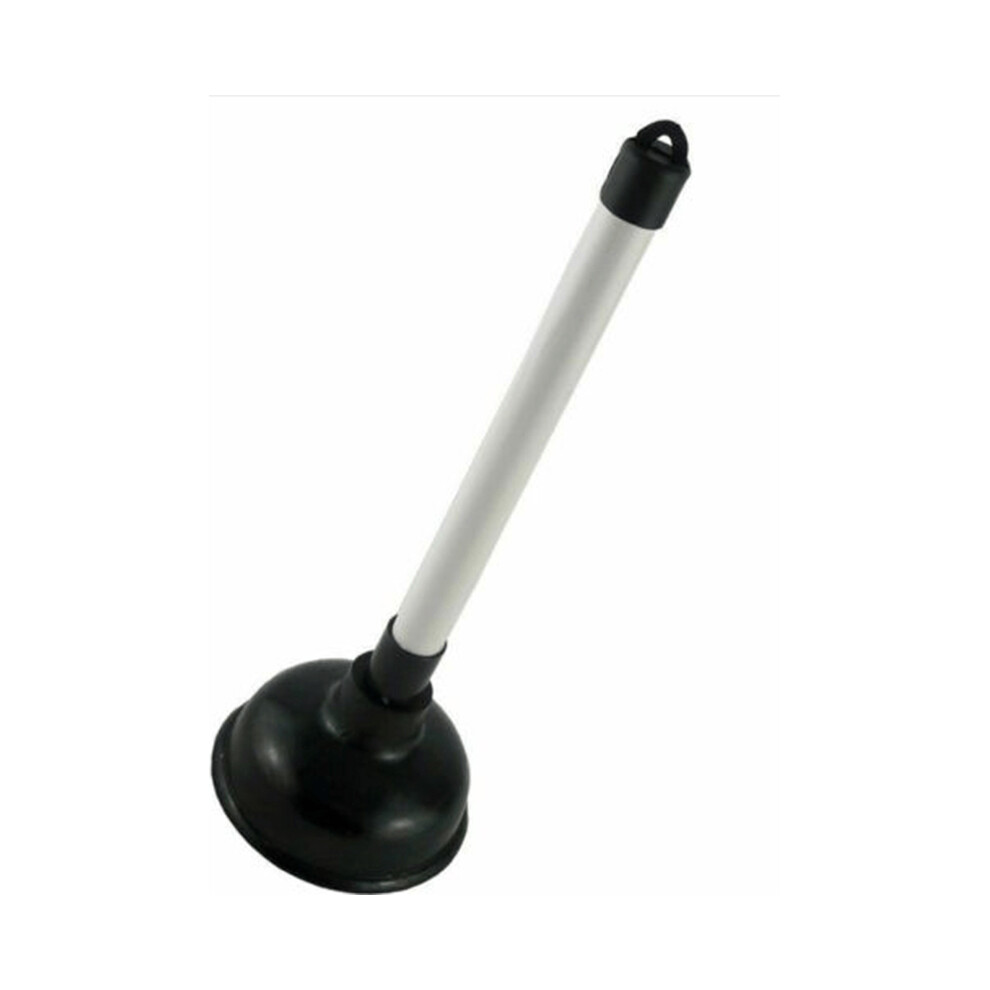Heavy Duty Bathroom Toilet Plunger Drainer Plastic Stick Unblocker 5051225912956