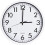 Quartz Basic Wall Clock Round Vintage Analogue Clocks for Home Kitchen Bedroom 24 cm - White 1