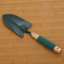 Green Metal Gardening Shovel Hand Garden Trowel Angled Bend-Proof Digging Garden Spade