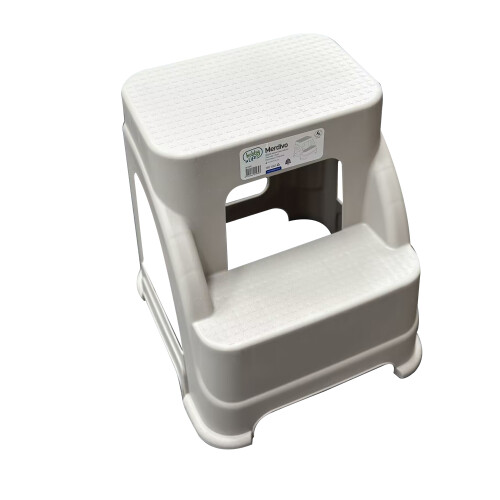 Plastic 2-UP Step Stool Toddlers Stool Slip Resistant 42x 44x(h)44cm - Random Colour 1