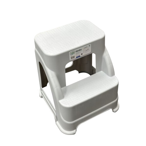 Plastic 2-UP Step Stool Toddlers Stool Slip Resistant 42x 44x(h)44cm - Random Colour 2