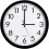 Quartz Basic Wall Clock Round Vintage Analogue Clocks for Home Kitchen Bedroom 24 cm - Black 1