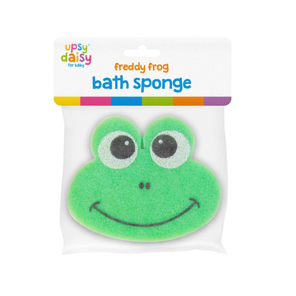 Freddy Frog Bath Sponge Baby Bath Sponge Cartoon Bathing Sponge for Boys and Girls