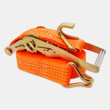 Heavy Duty DIY Ratchet Tie Down 50mm Set 10m For Van Trailer Cargo Motorcycle Load Securing
