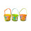 Small Felt Gift Bag Easter Basket Design 12 x 14cm Random Colours 1