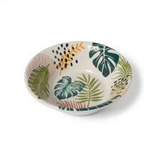 Plastic Bowl with Assorted Flower Design 17cm 173g