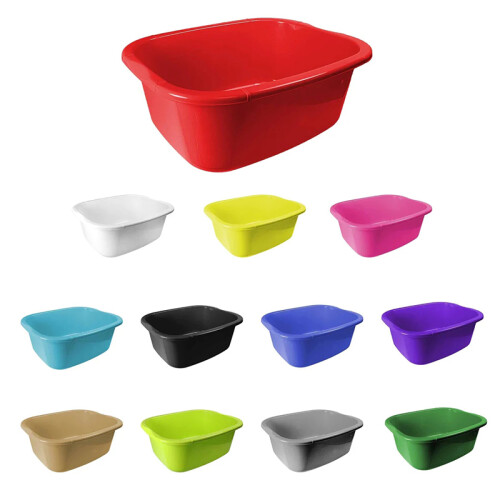 11 Litre Kitchen Washing Up Bowl Wash Basin - Random Colour 1