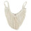 Reusable Mesh Net Turtle Bag Braided Shopping Fruit Storage Handbag Totes - White 1