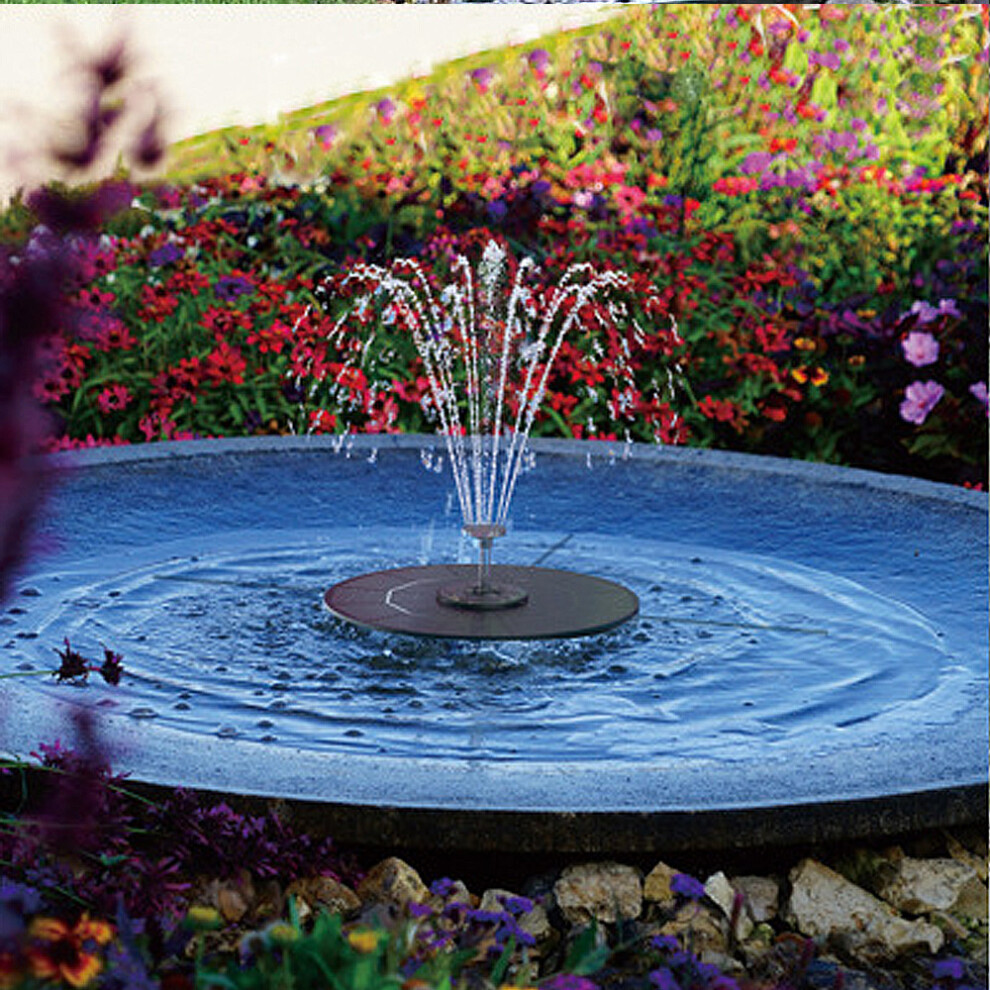 Solar Powered Water Pump Battery Water Fountain For Bird Bath Garden Pond Fish Tank - 5.5W 5051225910211