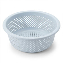 10 Inch Multipurpose Colander Kitchen Sieve Basket Washing Vegetables Draining Plastic Round Basket 118g 27cm