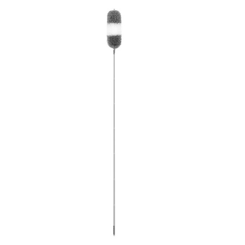 Extendable Feather Duster Long Duster Magic Cobweb Duster Brush - Grey+White 1
