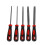 5 Pcs Metal Hand File Set Square Flat Round Half-Round Triangular Steel Files for Precision Crafting Woodworking DIY Projects 1